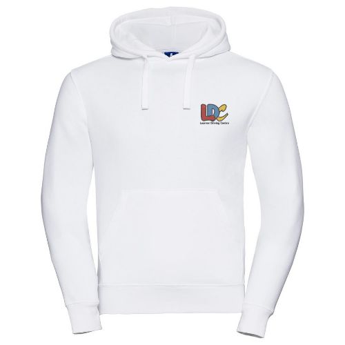 LDC-Russell Europe Authentic Hooded Sweatshirt White